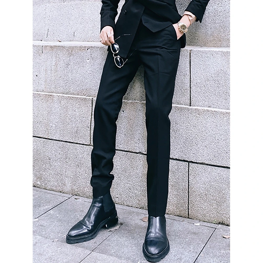 正正TUTU四季时尚轻奢日常休闲直筒西裤修身-DY