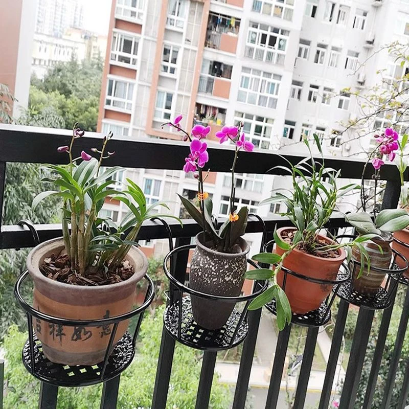 阳台花架子栏杆花盆架网格铁艺悬挂式护栏窗台绿萝多肉花架置物架
