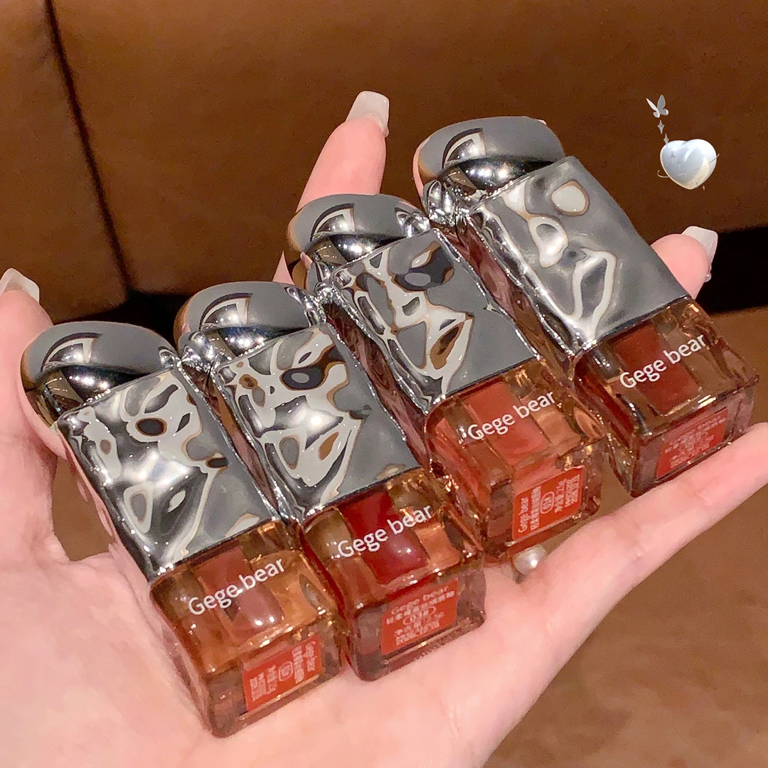 【买一送一】戈戈小熊轻柔裸雾丝绒唇釉秋冬显白持久雾面学生唇釉