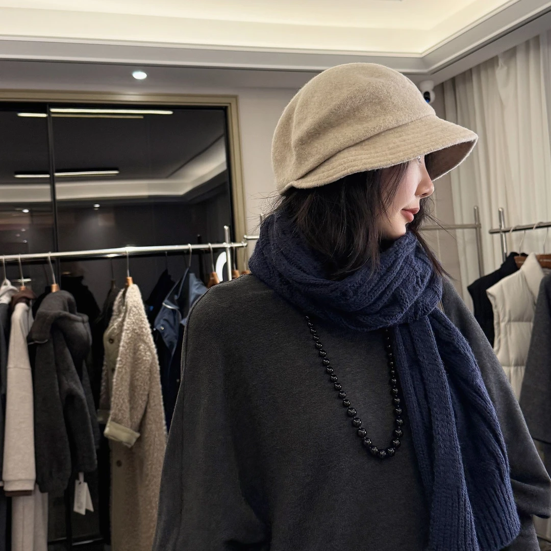 MS.MICHELLE 极简百搭羊毛帽子1166