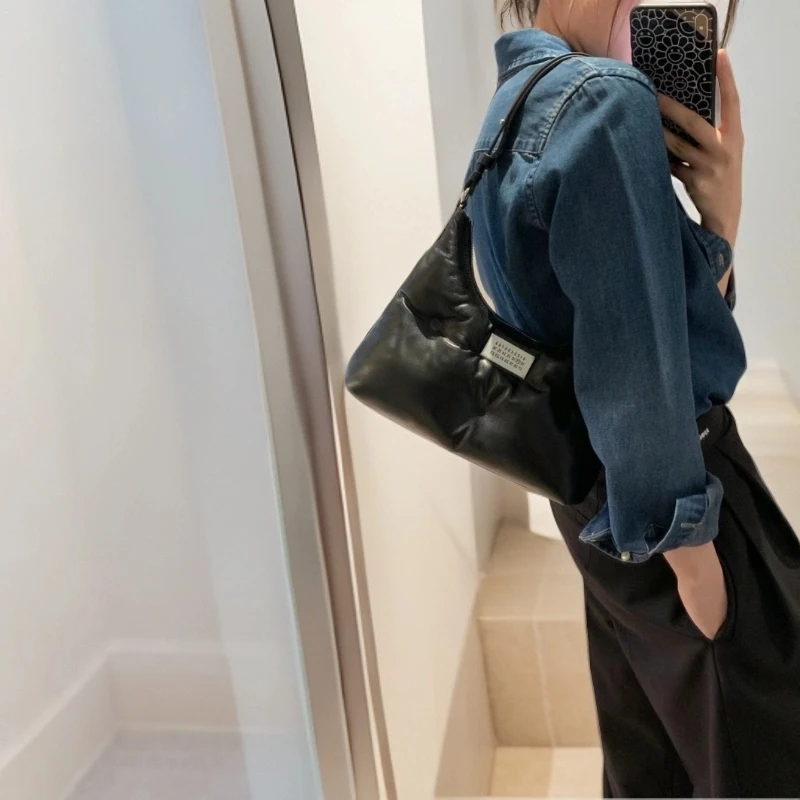 【大老板专属】【腋下包】MG01腋下百搭休闲多功能单肩托特包白色女士