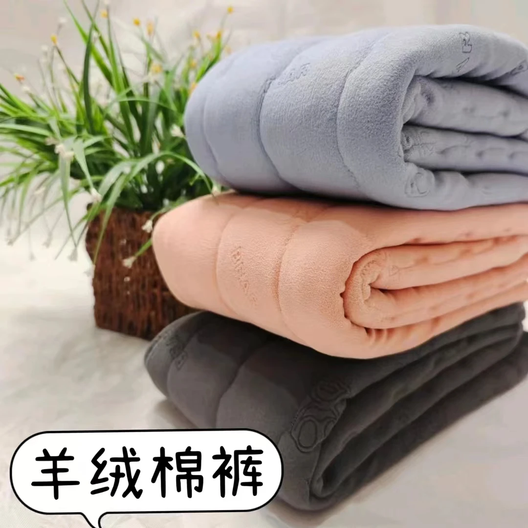 加厚新款男女童棉裤校服神器内穿保暖棉裤加厚巨厚冬季保暖裤