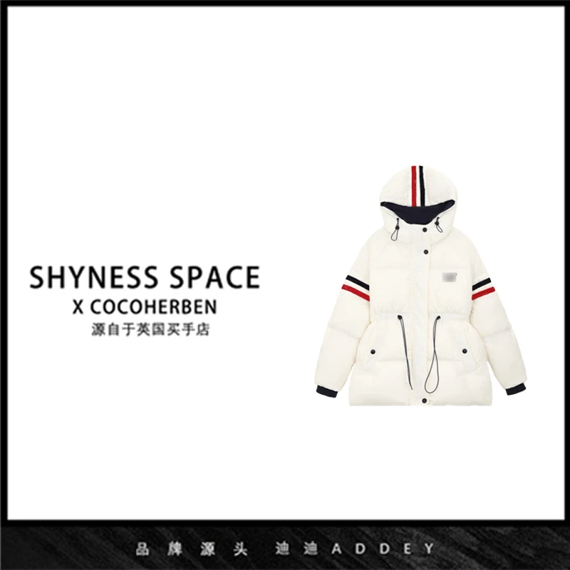 【迪迪补贴】冬季美拉德色系时尚港风、复古新款羽绒服LY2765