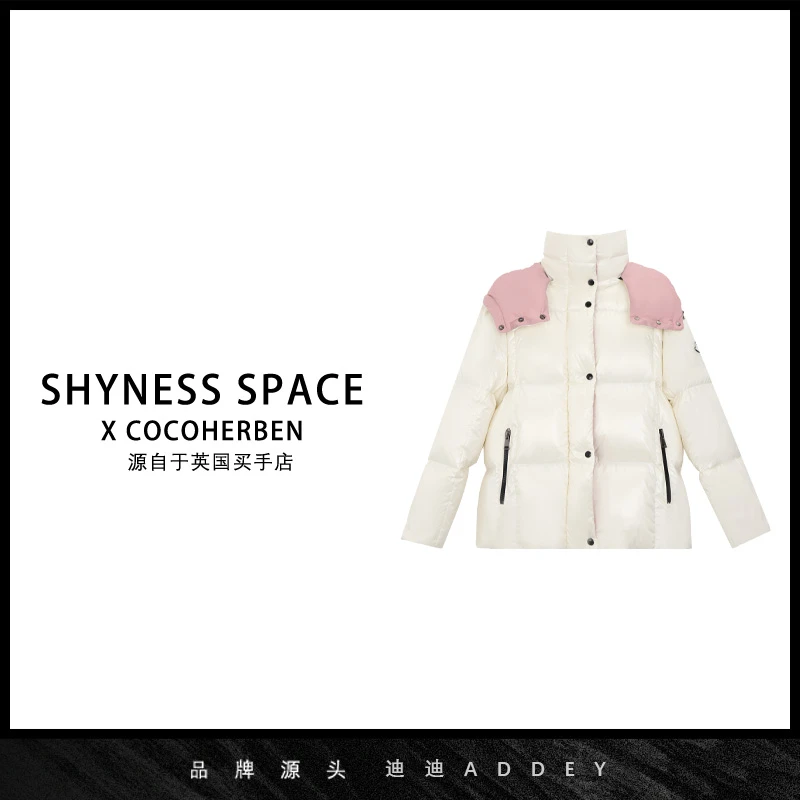 Coco Herben新品保暖M家新配色粉色高级感羽绒服女长袖LY2844