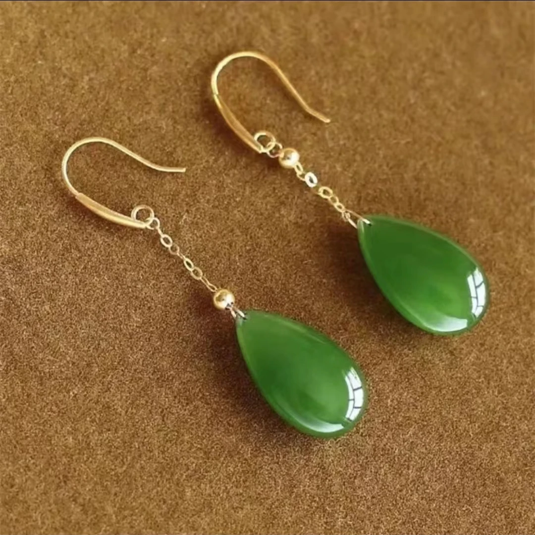 合金耳饰 新中式复古水滴耳坠耳环女小众高级设计感轻奢旗袍耳饰