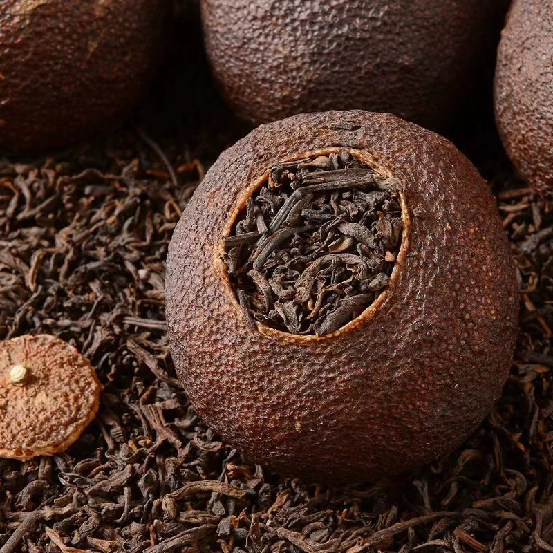 霸王柑【大红柑】新会柑+普洱料 袋装 250g 拍一发二