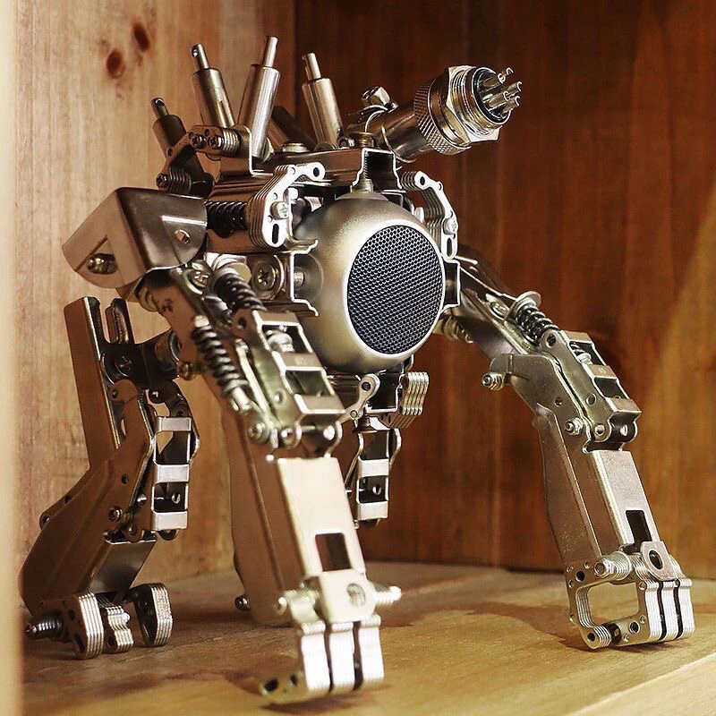 机械党音波战猿金属拼装模型立体拼图高难度DIY手工玩具节日礼物