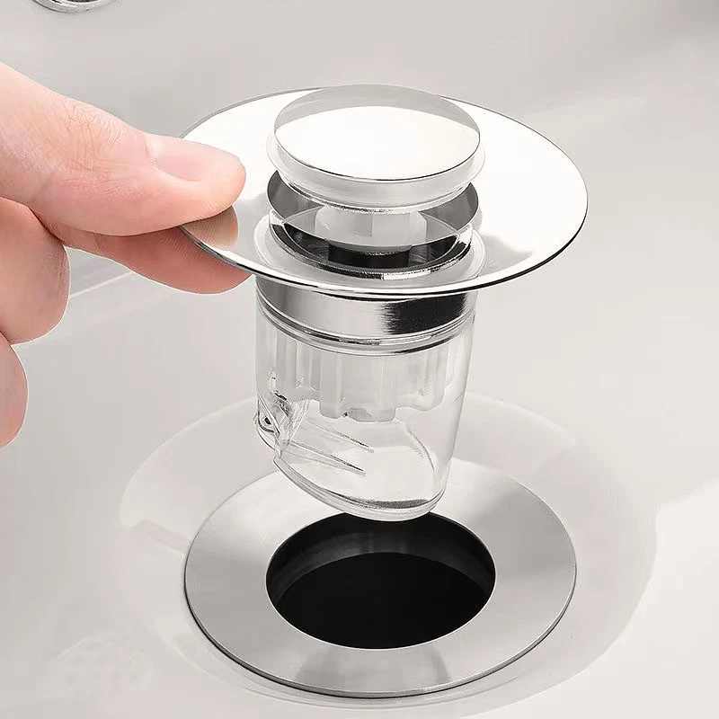 通用洗手洗脸盆弹跳芯面盆漏水塞子下水器配件按压式防返臭防堵