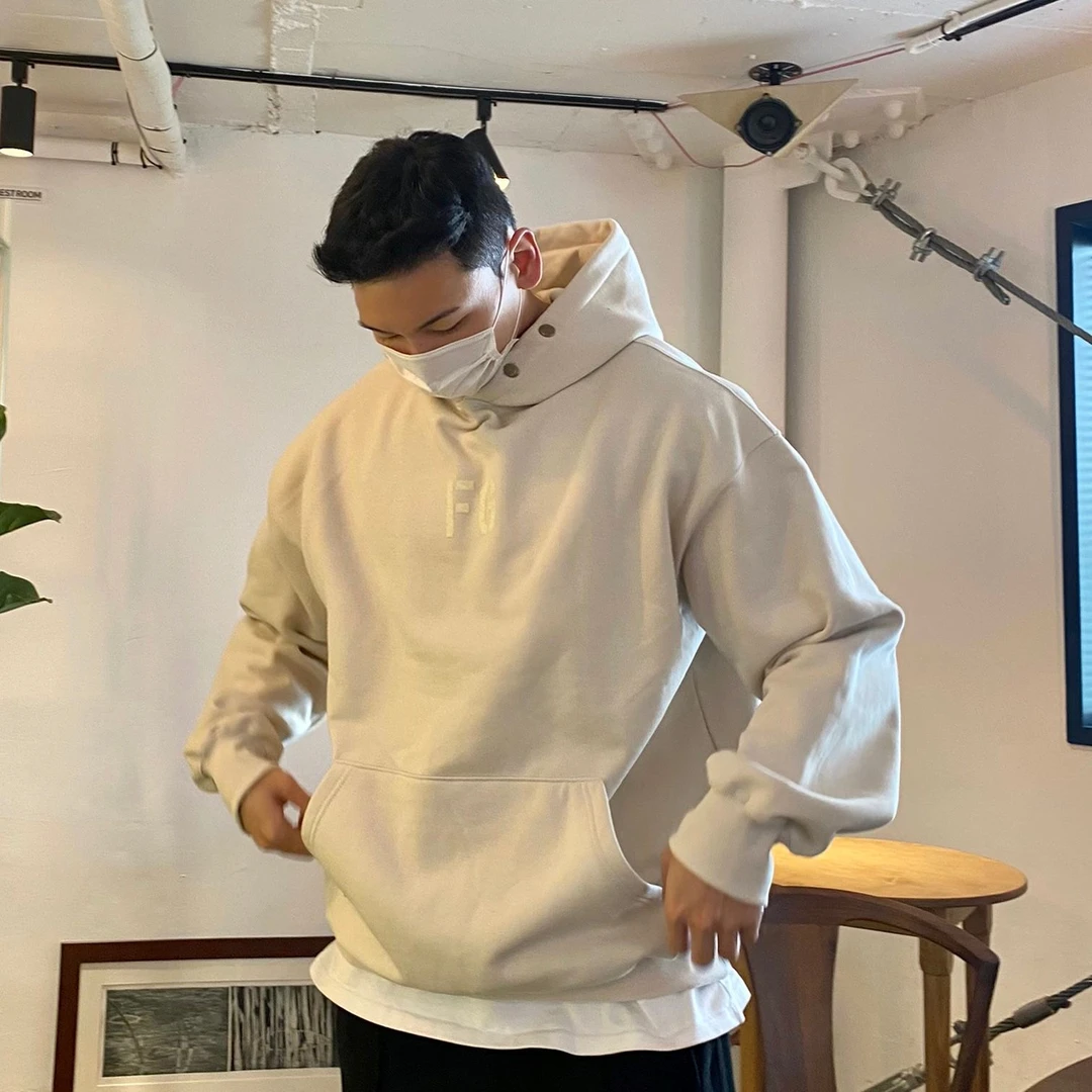 秋冬季新款运动男卫衣健身男休闲时尚韩版大码宽松加绒套头连帽衫