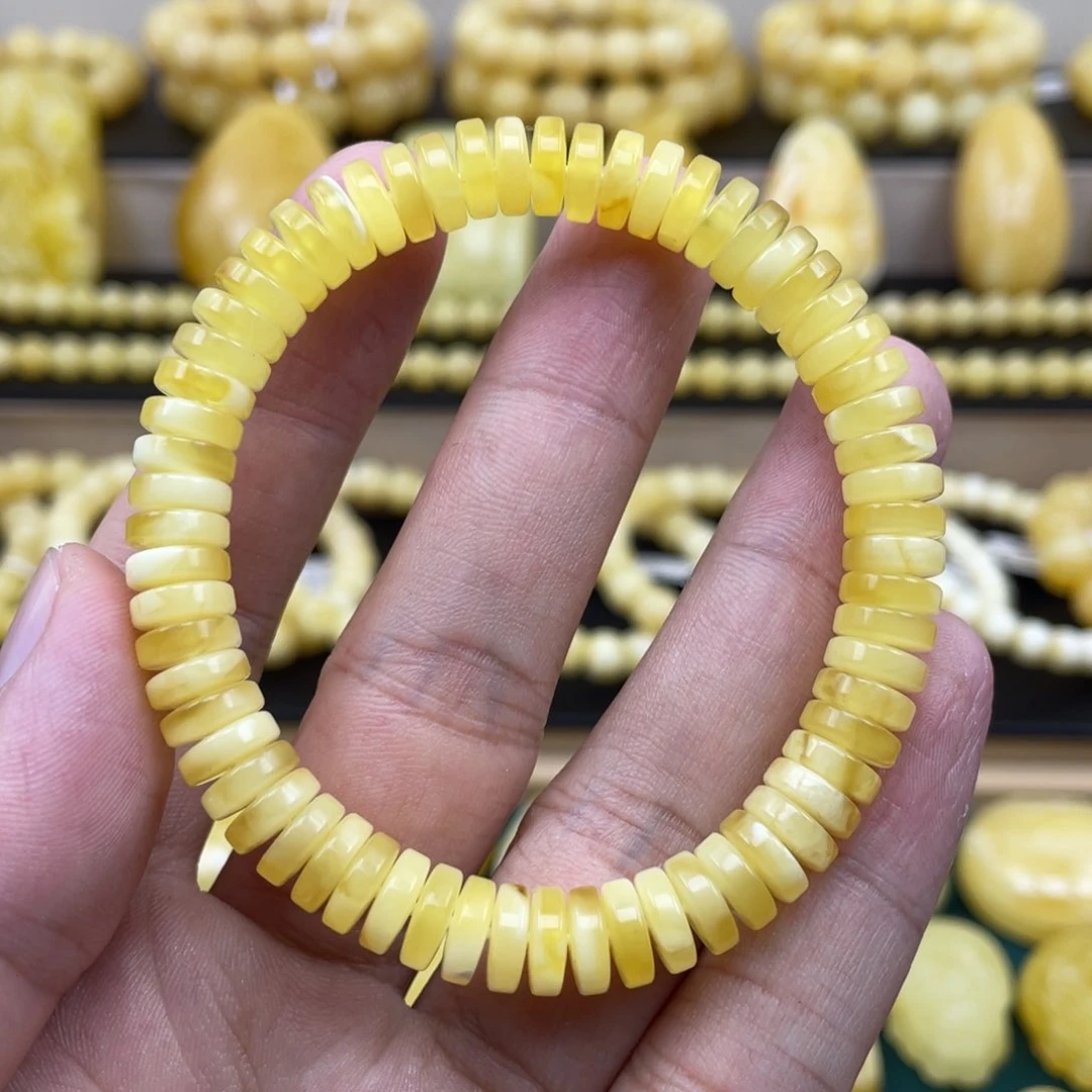 琥珀裸石未镶嵌琥珀蜜蜡