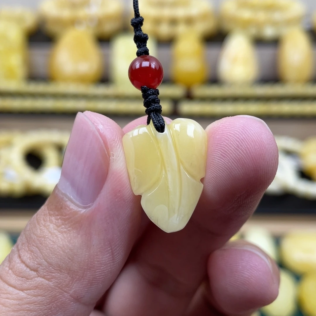 琥珀裸石未镶嵌琥珀蜜蜡