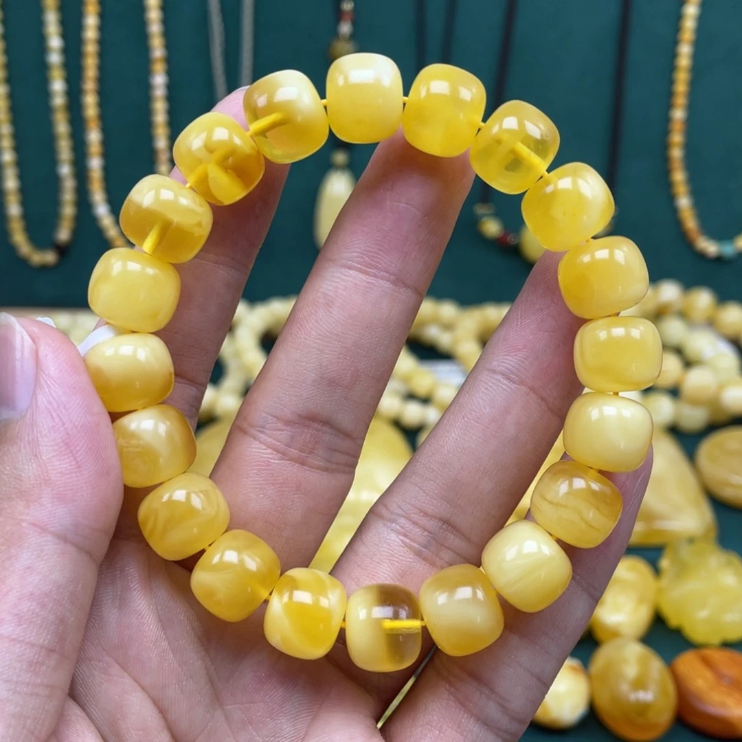 琥珀裸石未镶嵌琥珀蜜蜡