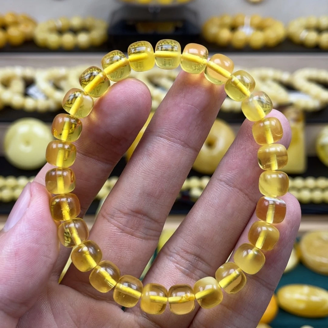 琥珀裸石未镶嵌琥珀蜜蜡