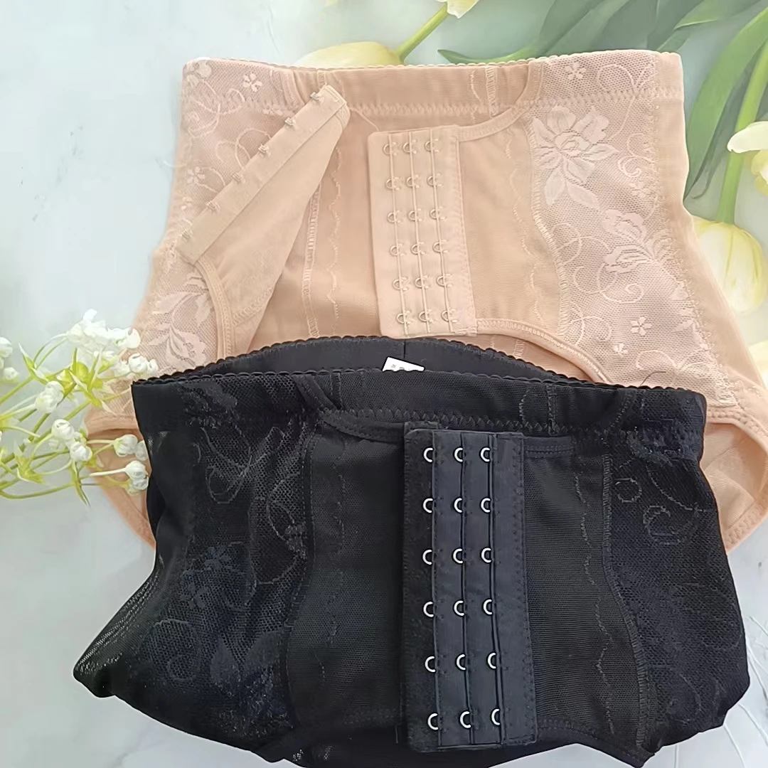 高腰收腹男士内裤三排六扣3D塑身裤三角家居裤