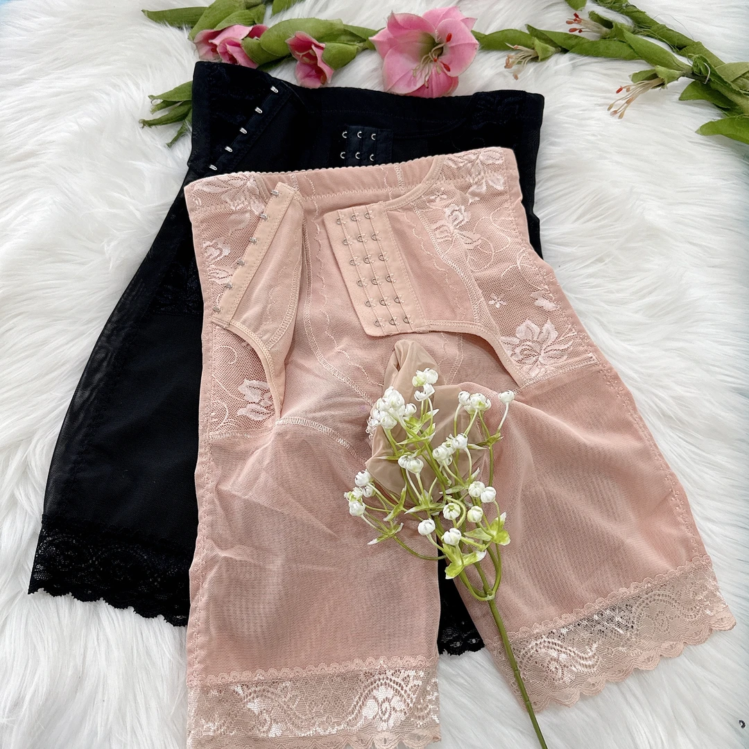 时尚潮搭男士透气排扣塑腰提臀高腰塑身三排六扣收腹平角家居裤