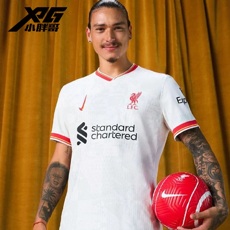 小胖哥耐克24-25利物浦第二客场球迷版球衣短袖足球服FQ2030-101