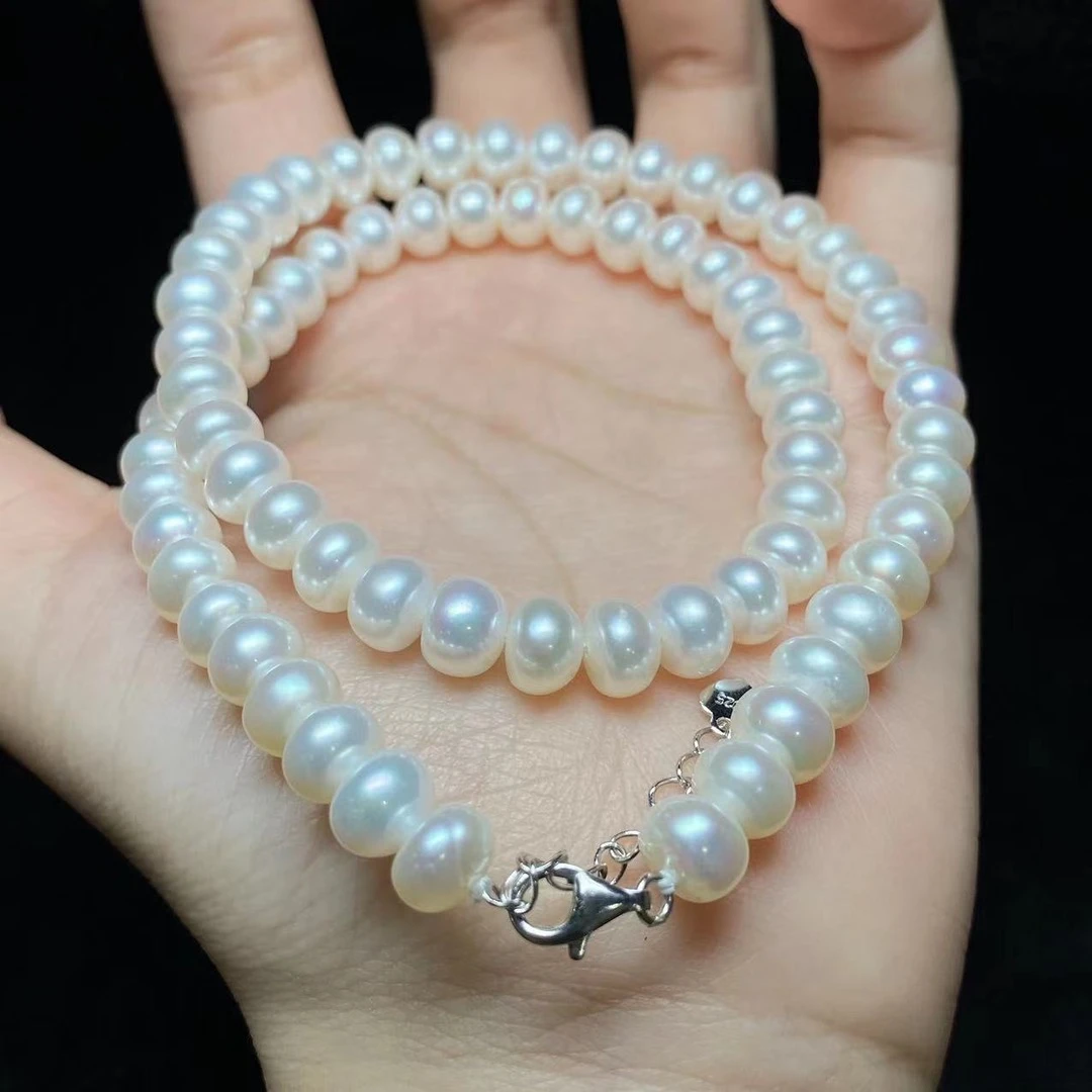 【小宝珠宝】29 T1869-珍珠项链-6.5mm