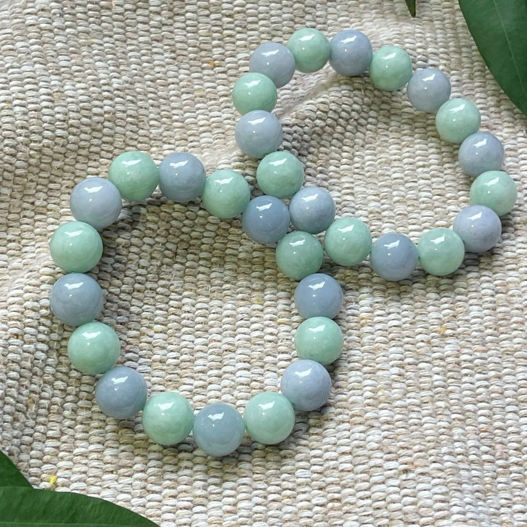 【小宝珠宝】T3068-K-翡翠单圈手串-多样性发一件-12.5mm（商城）