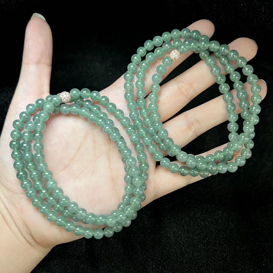 【小宝珠宝】T9314-K-翡翠项链/手链两用多样性发一件-5.5mm+(商城）