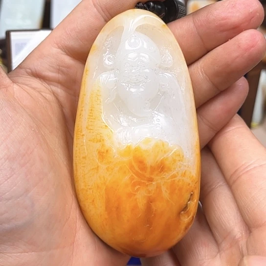 和田玉颈饰未镶嵌旧*