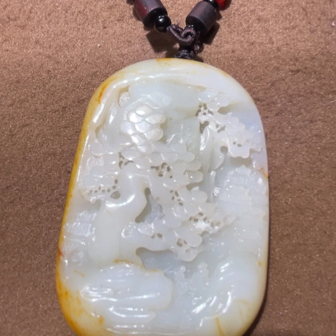 和田玉挂件未镶嵌宇*