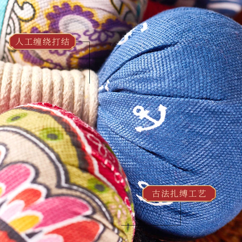 艾锤家用背部按摩棒 手持艾草养生锤经络按摩捶手工编织便携