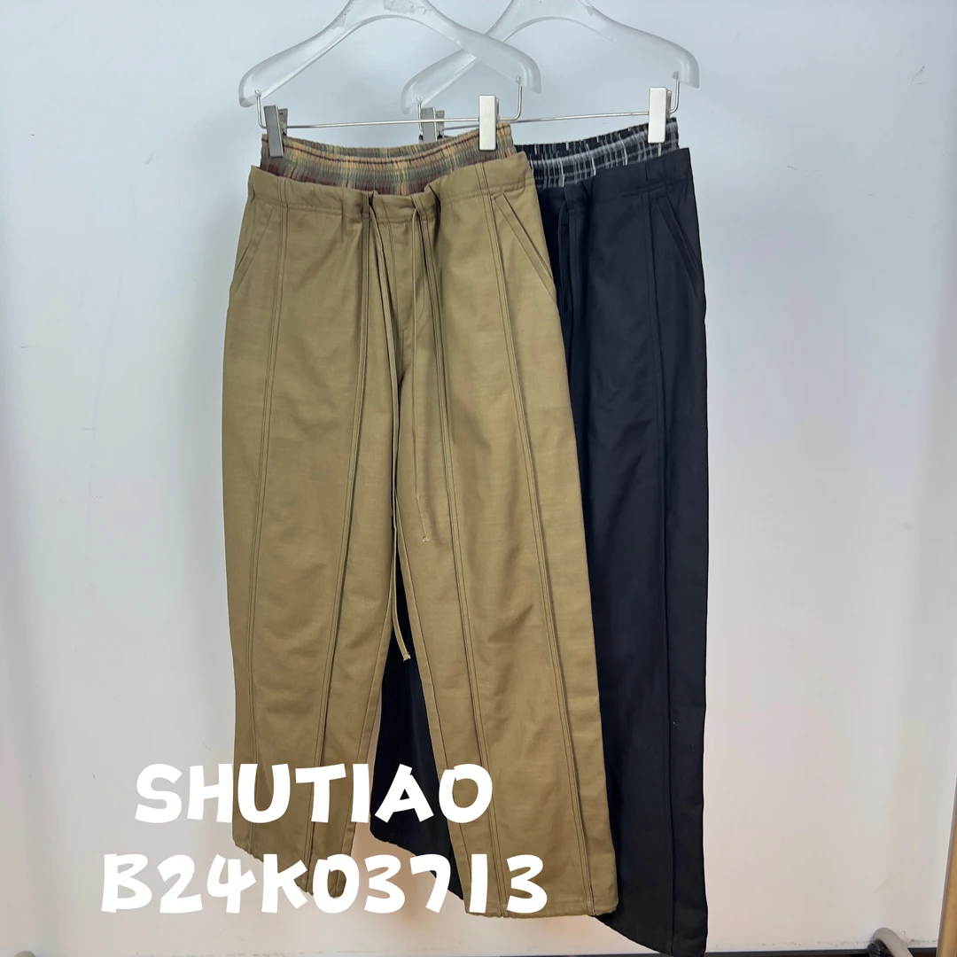 【SHUTIAO】2024秋冬：新款小众设计款裤子B24K03713
