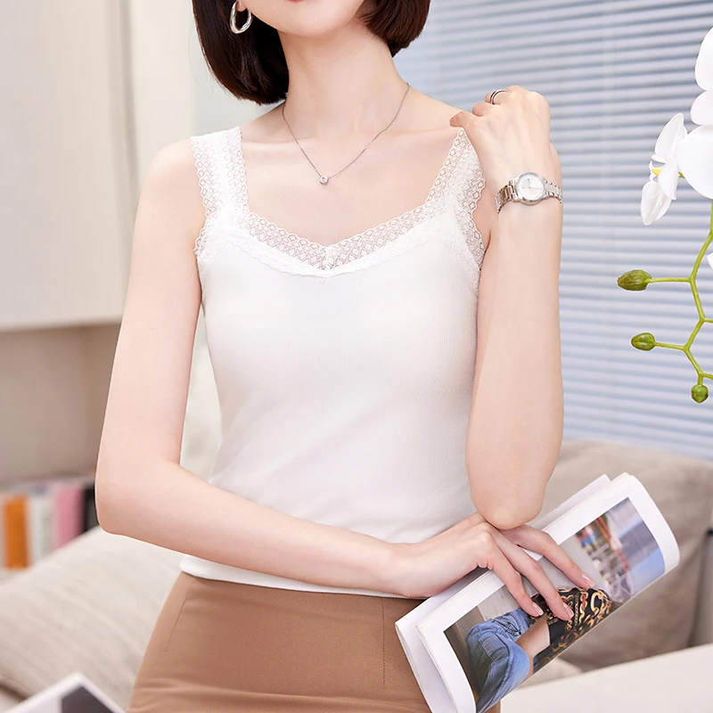 0061新款职业西装内搭蕾丝背心吊带女款时尚上班休闲职业西服内搭