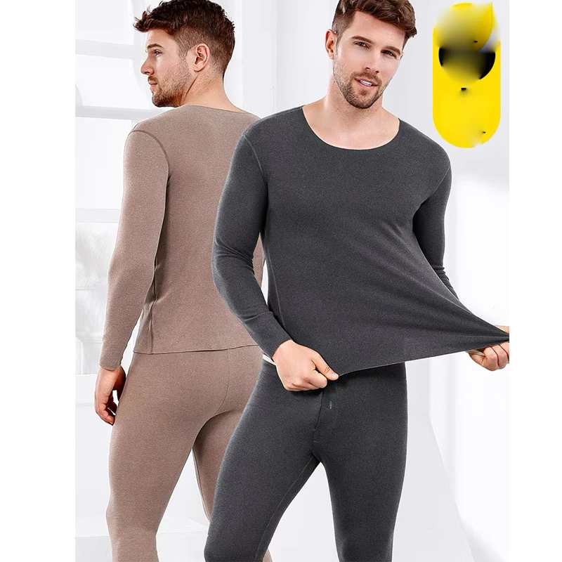 男士 2024新款时尚休闲居家羊绒蚕丝两件套装  1618