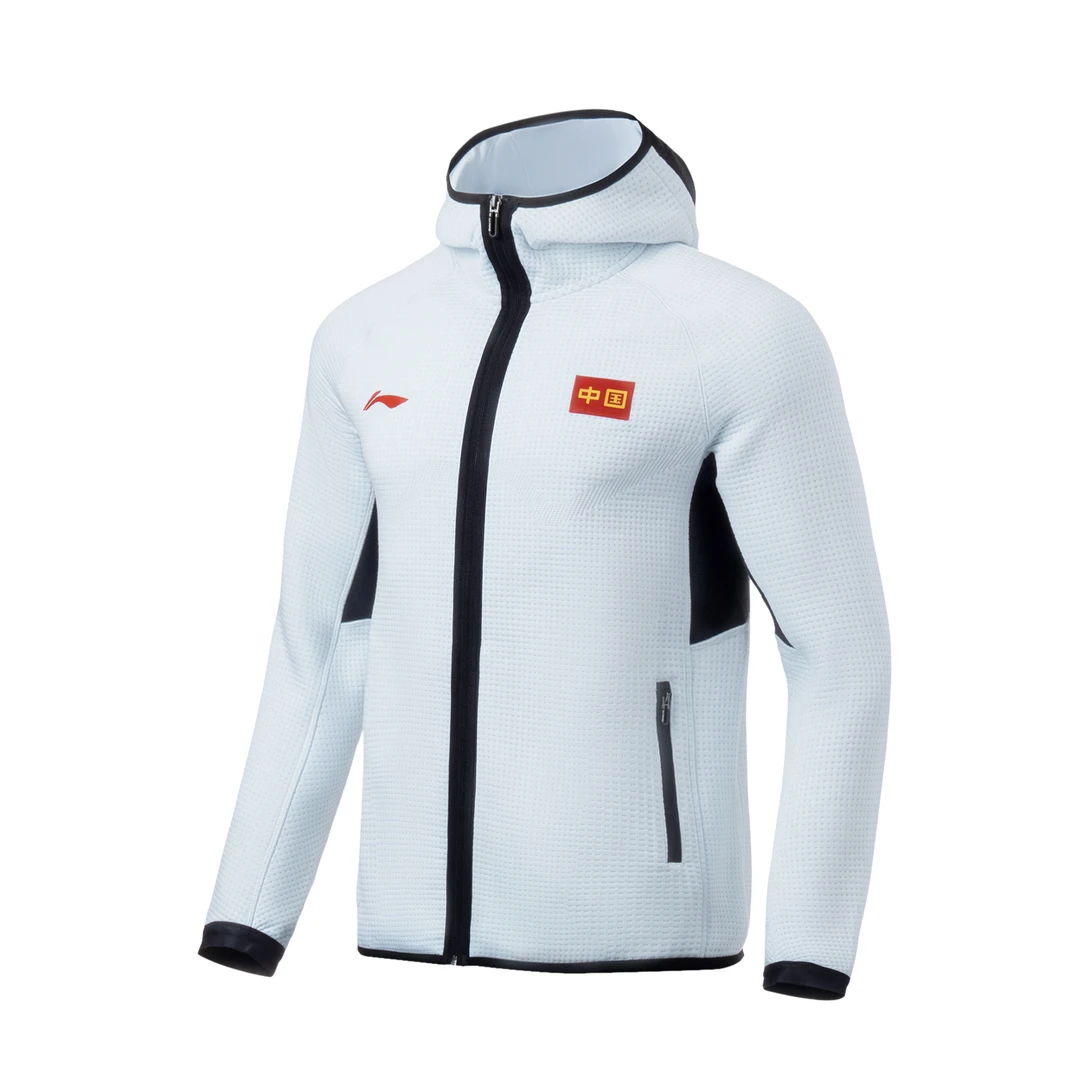 LI-NING/李宁卫衣男2023春季新款中学生国家队外套连帽春秋运动服