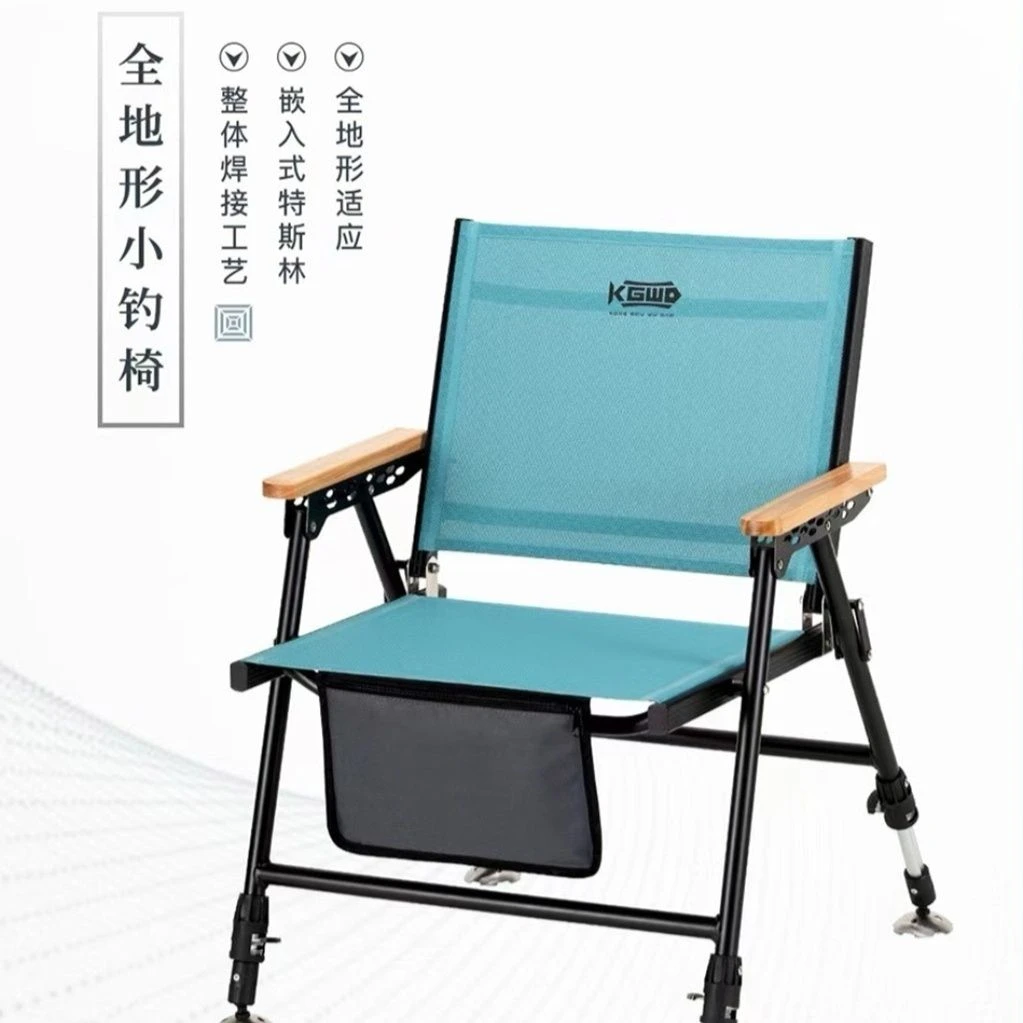 悟道多功能折叠小钓椅座全地形铝合金超轻便携台钓鱼便携式凳子