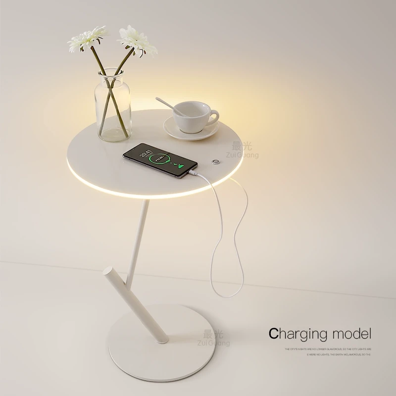 创意落地灯简约现代极简led卧室灯客厅沙发灯网红茶几灯中山灯具