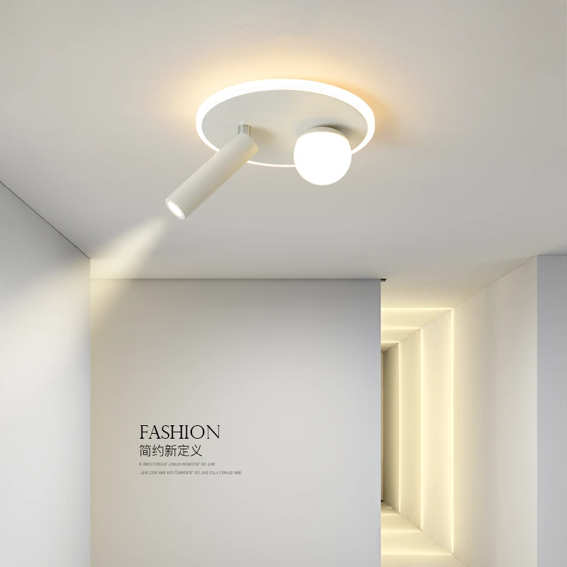 个性LED明装吸顶走廊过道照画挂画背景墙面入户可调节角度射灯