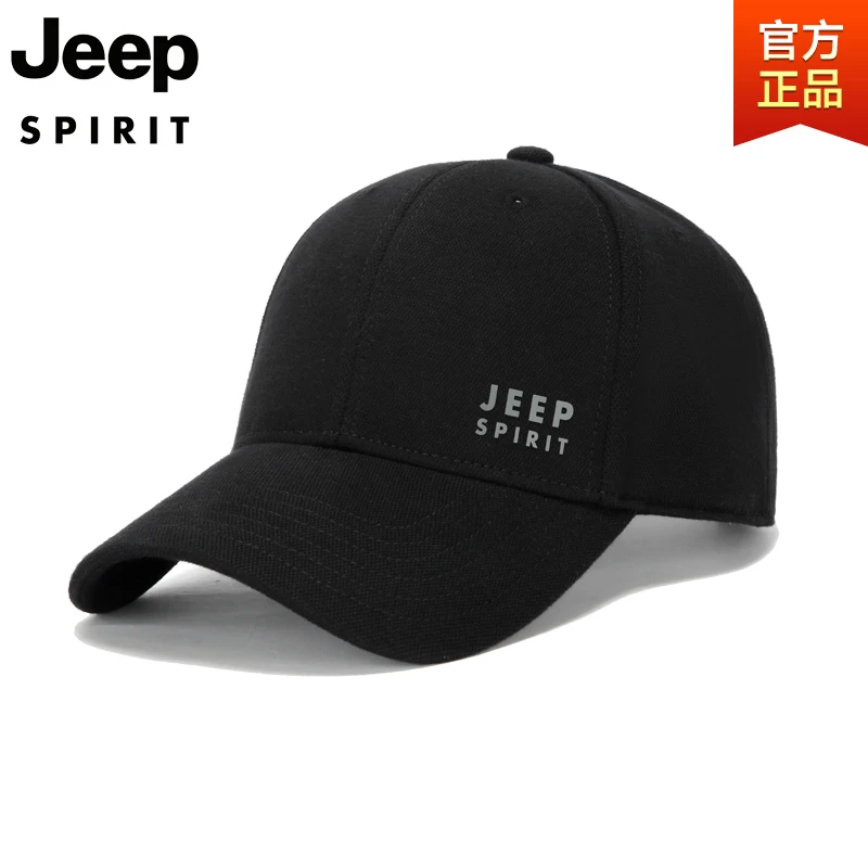 JEEPSPIRIT吉普棒球帽男女春秋户外运动休闲遮阳帽时尚百搭鸭舌帽