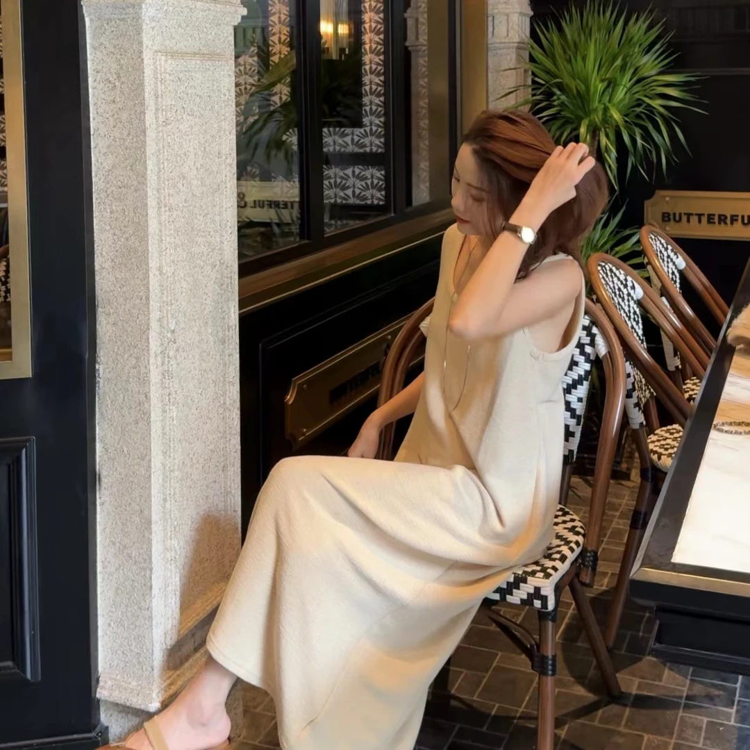 高品质简约气质遮肉通勤时尚连衣裙L001