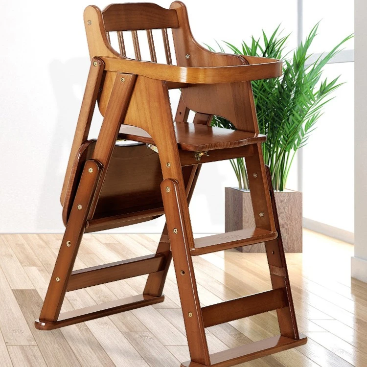 宝宝餐椅儿童餐桌椅子便携多功能可折叠座椅实木吃饭餐椅婴儿家用