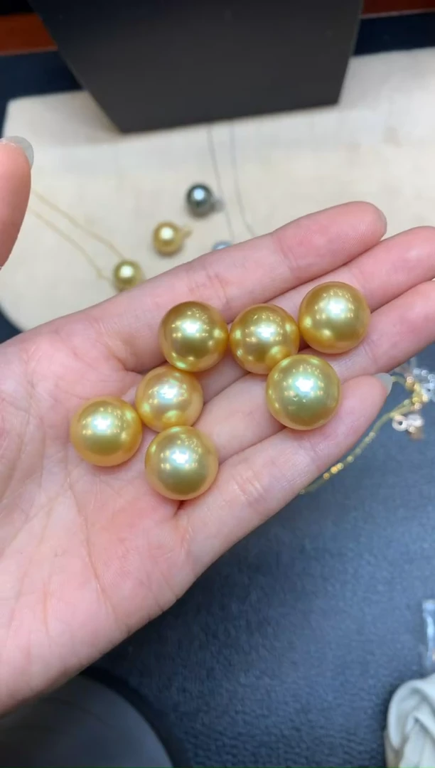 【闪购商品】海水珍珠裸珠未镶嵌14-14.5【多样性发货一件