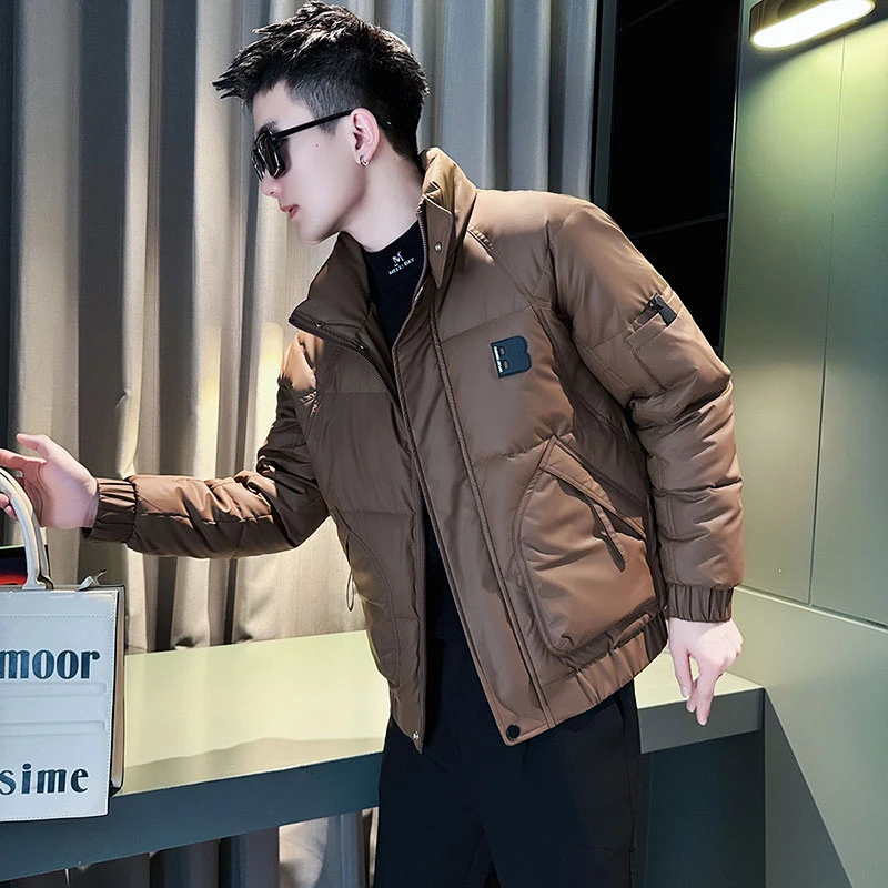 冬季棉服男款外套2025新款爆款痞帅立领棉衣男装冬款加厚保暖棉袄