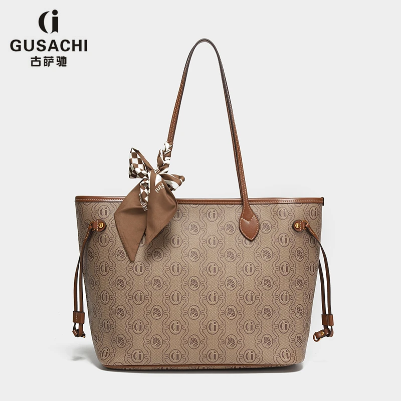 古萨驰独角兽系列复古百搭单肩托特包手提包H50556