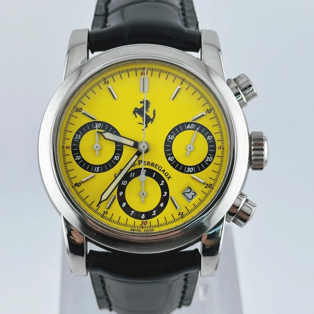 95新 Girard- Perregaux/芝柏表 赛事联名款/38mm/自动机械男表