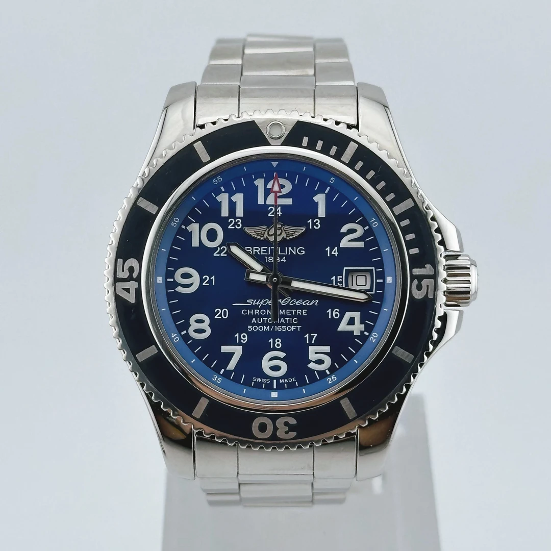 95新 BREITLING/百年灵 超级海洋/43.5盘/自动机械/男士腕表