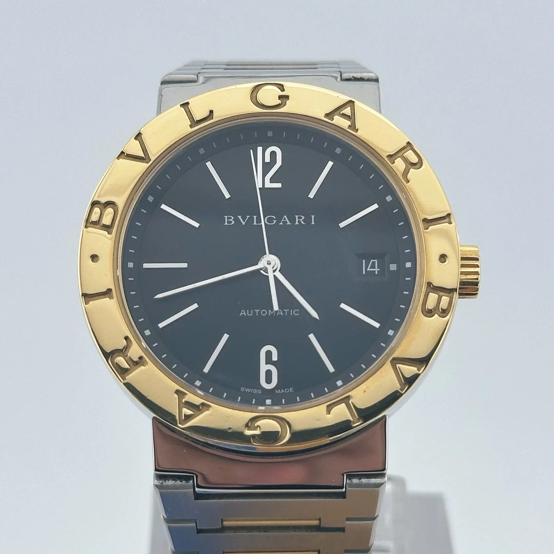95新 BVLGARI/宝格丽 BB38SG/38mm/自动机械男表