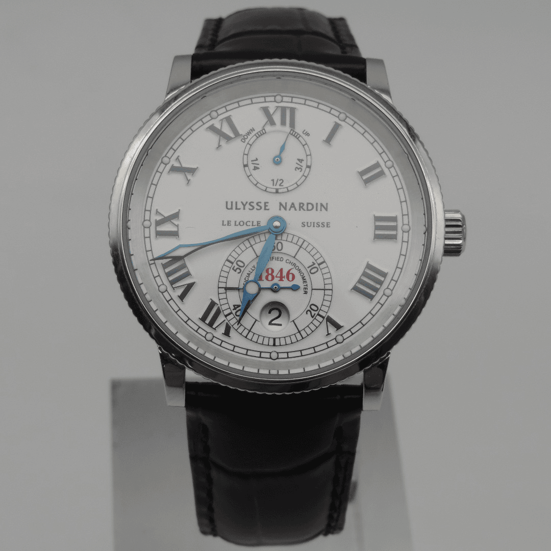 95新 Ulysse Nardin/雅典 航海系列/38盘/自动机械/男士腕表