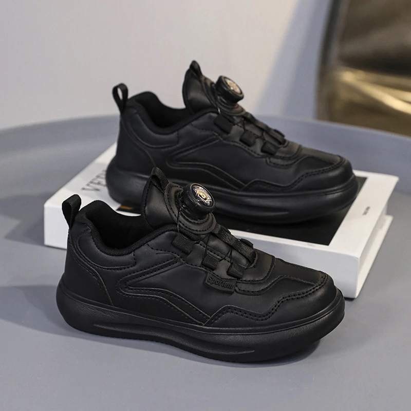 童鞋校园皮面小白鞋小黑鞋