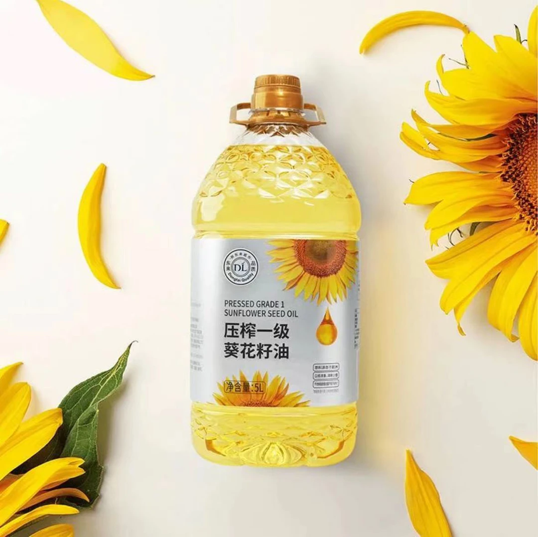 代购胖东来压榨一级葵花籽油一级花生油5升装超市线上官方正品