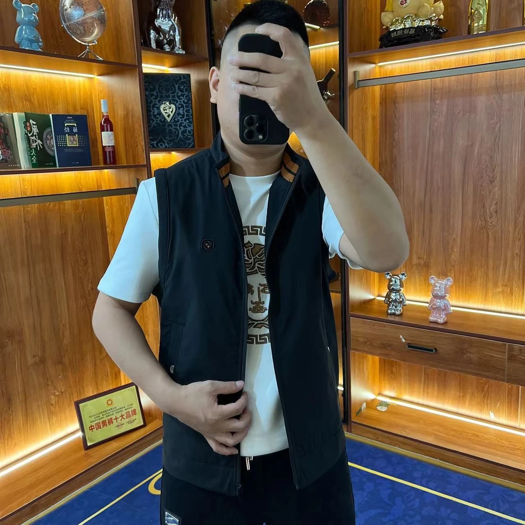 2218鹏男士秋季新款立领马甲