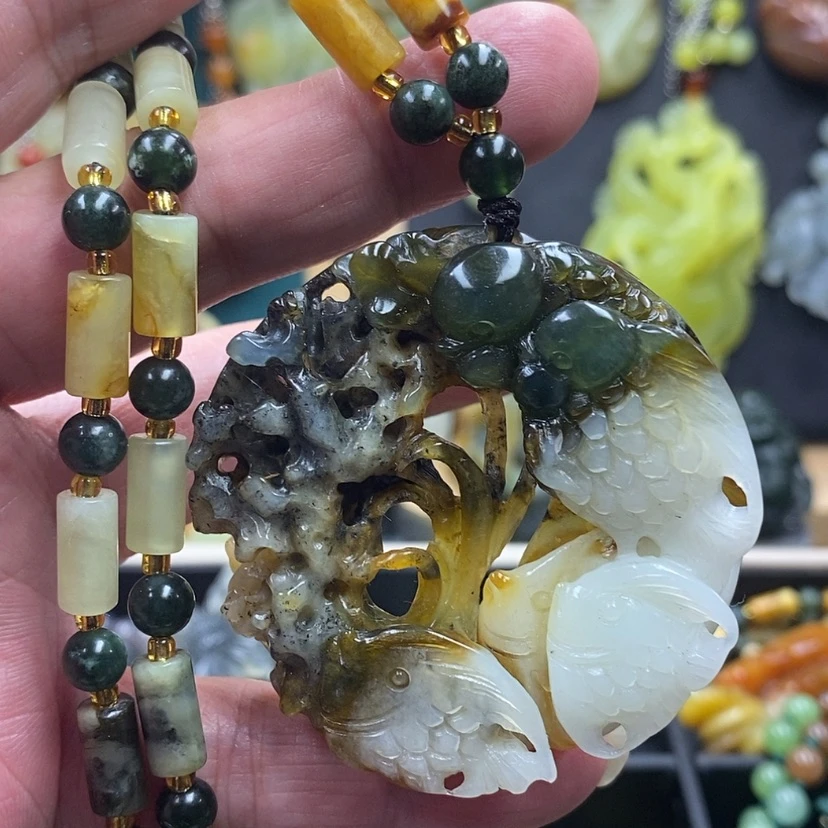 【闪购商品】蛇纹石玉吊坠未镶嵌