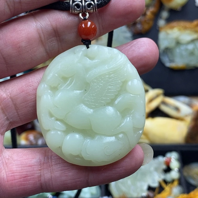 【闪购商品】蛇纹石玉吊坠未镶嵌