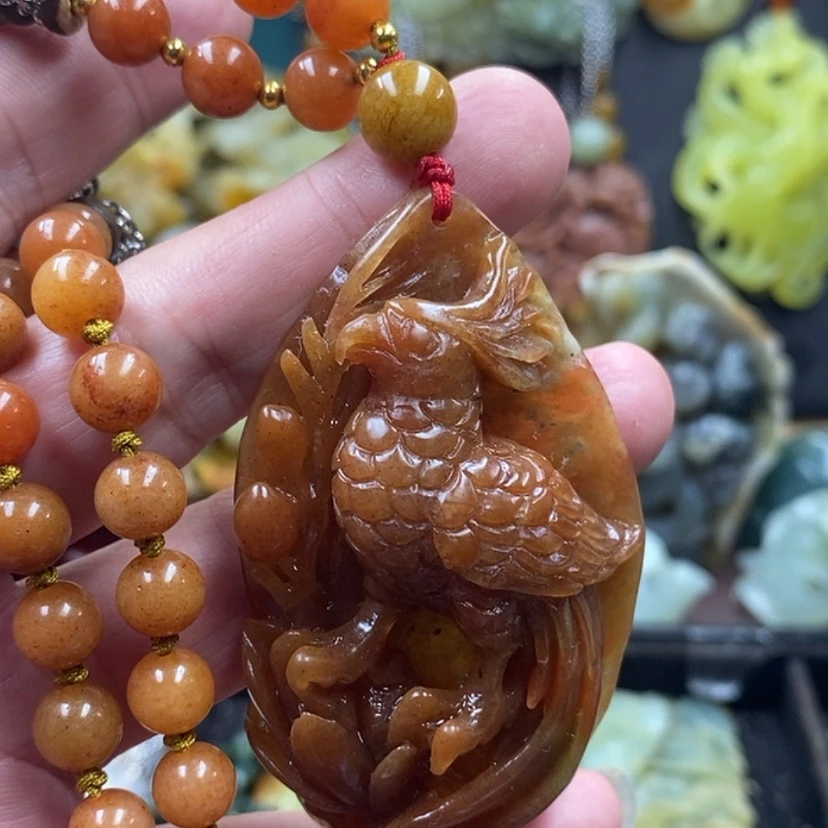 【闪购商品】蛇纹石玉吊坠未镶嵌