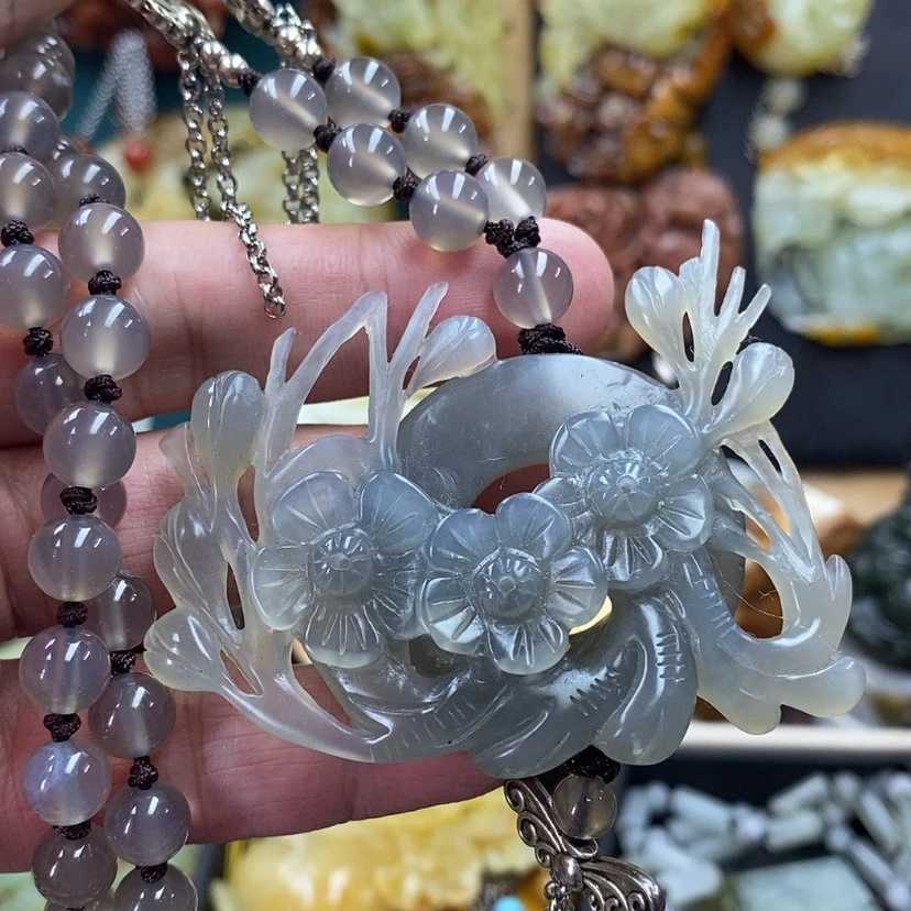 【闪购商品】蛇纹石玉吊坠未镶嵌